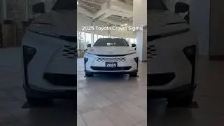 Showing Off This White 2025 Toyota Crown Signia Limited With Saddle Tan Interior