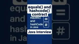 What is hashcode() and equals() contract? #java #interview #interviewtips