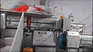 PLASTIC EXTRUDER MOTHER BABY GRANULES PLANT WITH DIE FACE CUTTER MACHINE | PLASTIC RECYCLING MACHINE