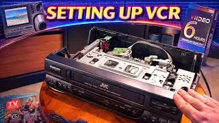 JVC VCR Setup & VHS Tape Playback | Retro Tech Review