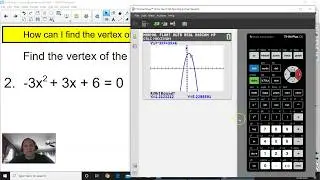 TI-84 Help: Finding the Vertex of a Parabola on the TI-84 Graphing Calculator