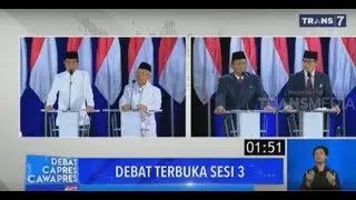 DEBAT TERBUKA SESI 3 | DEBAT KELIMA PILPRES 2019