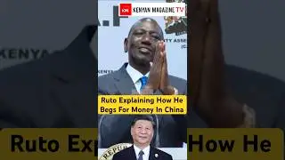 President Ruto today in KICC explaining how he begs in China when Kenyan debt becomes too high