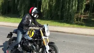 BMW r nine t sound + acceleration