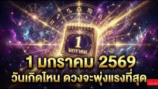1 มกราคม 2569 ดวงวันไหนจะพุ่งแรงทีสุด #ดวงความรัก #ดวงรายวัน #ดวงประจำปี2569