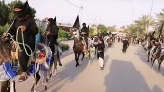 موكب الخيالة في جصان....  بمناسبة شهادة امير المؤمنين عليه السلام....