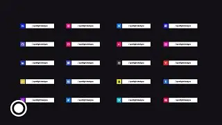 Social Media Lower Thirds #15 — After Effects Template