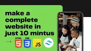 Build Complete Website in 10 Minutes using TailwindCSS & Tailblocks  Fastest way to create a website