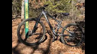 Mountain biking Clear bay Lake Thunderbird Norman Ok