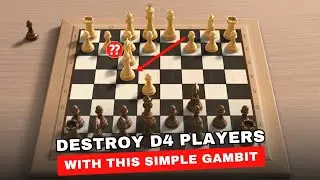 Этот сильный и лёгкий дебют за чёрных уничтожает игроков d4! Ловушка АНГЛИЙСКОГО ГАМБИТА
