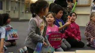 B-Roll: Marines Deliver Toys to Children in Kotzebue for Toys for Tots