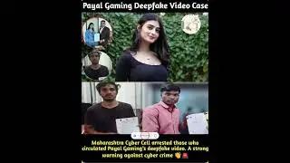 Arrested! 🚨 Police Catch Payal Gaming's Deepfake Culprits.#shorts #viral #trending #ytshorts