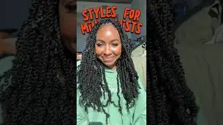Mini Twists styles for Natural Hair Styles #hairstyle #minitwists #minitwiststyles