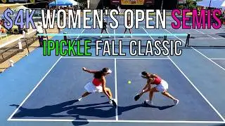 $4k Women's Open Semifinals Elpusan(5.5)/Tauber(5.5) vs Grollman(5.3)/Purcell(5.3) iPickle