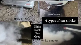 Charo tarah ka exhaust smoke // white // black // blue // grey // solved munna diesel care