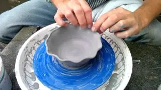 Making Scalloped Edges on a Pottery Bowl Tips to Spice up Your Pottery Making