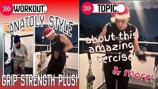 Fit At 61 - This Fancy Anatoly Grip Strength Workout is WOW! 