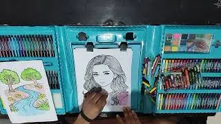 Color Fill In Cute Girl wait for result