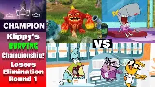 Klippy's Burping Championship S2E3: Losers Elimination Bracket, Round One