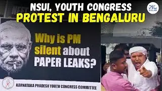 Congress Leads Protests in Bengaluru Over NEET UG Exam Irregularities #neet2024