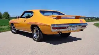 1970 Pontiac GTO Judge Ram Air 4 Speed in Orbit Orange & Ride on My Car Story with Lou Costabile