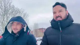 یک روزی برفی در سوید 🫠