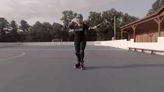 Check Stop (T-Stop) - Skating Skills Grade 3