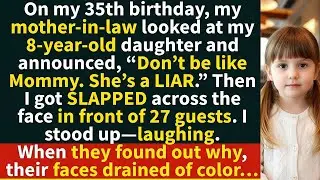 My MIL looked at my 8-year-old daughter and announced, “Don’t be like Mommy. She’s a liar.”