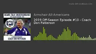 2019 Off-Season Episode #10 - Coach Don Patterson