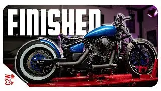 BOBBER build COMPLETED!!  [Wrecked Bike Rebuild - Ep 25 - Vstar 1300 Bobber]