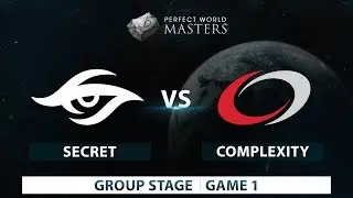 Complexit vs Secret | Game 1 | Perfect World Masters | Playoffs