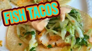 Cod Fish Tacos - Super Quick & Easy