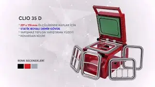 Clio 35D Manuel Tabak Kapatma Makinası (Demir) - Manuel Tray Sealers (Iron)