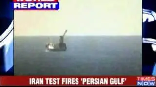 Iran test fires 'Persian Gulf' missile   Video   The Times of India