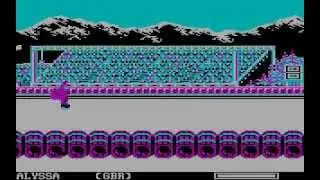 Epyx World Games for DOS. Barrel Jumping.