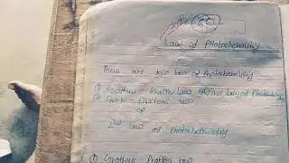 Law of photochemistry  1&2 law by s chemistry