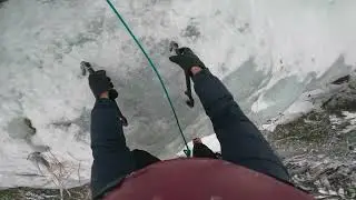 Ice Climbing in Keene Valley, Adirondacks