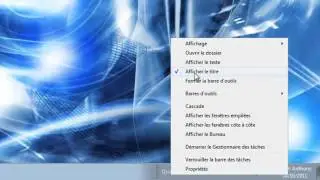 Astuce : Retrouver la barre de lancement rapide sur Windows 7.