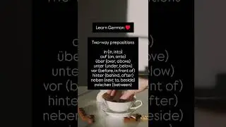 The Fastest Way to Learn German's Two-Way Prepositions! #A1exam #shorts #germaneveryday #trending