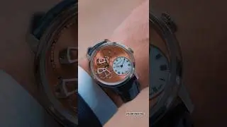The Arnold & Son DSTB 42, known as 'Dial-Side True Beat'-artistry at its best #watches #wristwatch