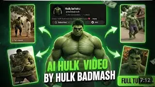 Hulk ki ai video khese banai #hulk #viralvideo 