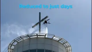 WashDrones x Hillsong Hills Campus - Drone-powered Exterior Cleaning