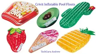 Crivit Inflatable Pool Floats Popcorn Bag REVIEW