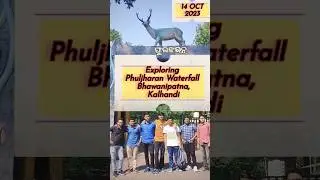 Exploring Phuljharan Waterfall: A Medical Student's Day Off in Bhawanipatna, Kalahandi #shorts #mbbs