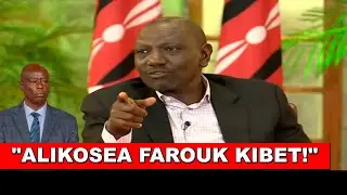KIMEUMANA! Finally Ruto reveals why he impeached Gachagua!