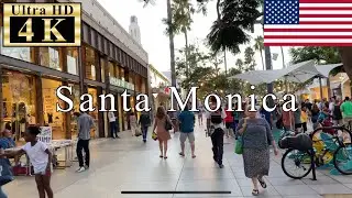 🇺🇸Santa Monica Walk - Third Street Promenade -