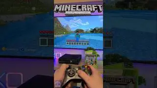 Minecraft on the Xbox 360! 🎮🌍