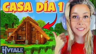 HYTALE: La MEJOR CASA para EMPEZAR  (Fácil y Bonita) 🏠