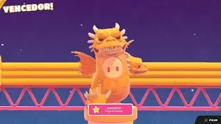 Fall Guys - VIT&Oacute;RIA COM A NOVA SKIN KING GHIDORAH