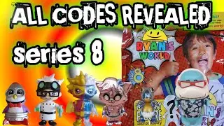 Ryan's World Toys - Series 8 ALL CODES REVEALED!!!